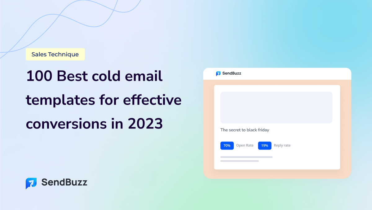 Best cold email templates
