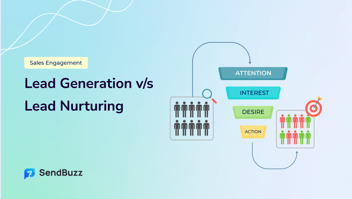lead nurturing and lead generation difference