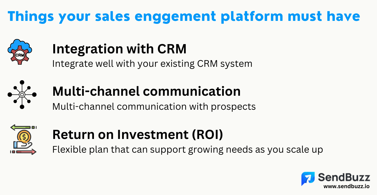 things your sales engagement platform must have