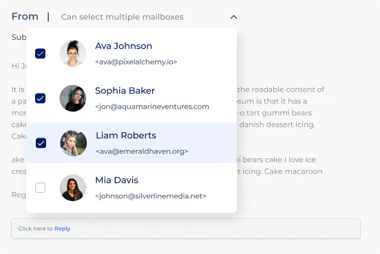 Unlimited Connected Email Accounts on SendBuzz
